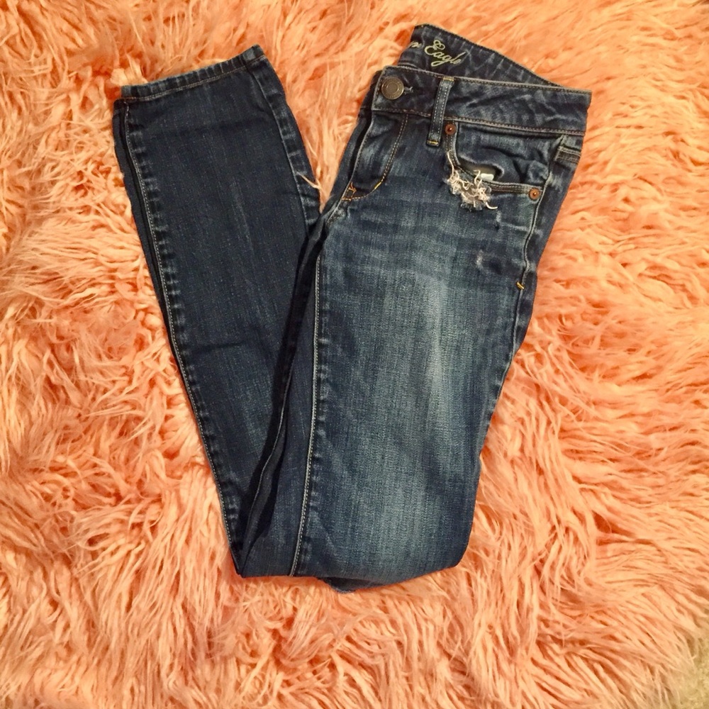 American Eagle ripped jeans